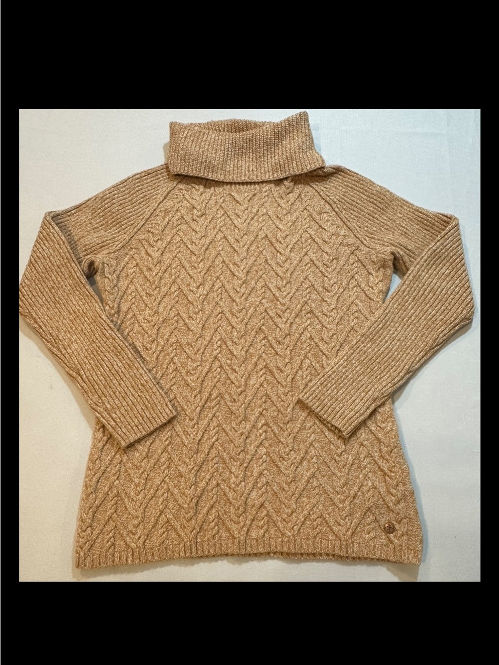 Royal Robbins Cable Knit Turtleneck Sweater Large